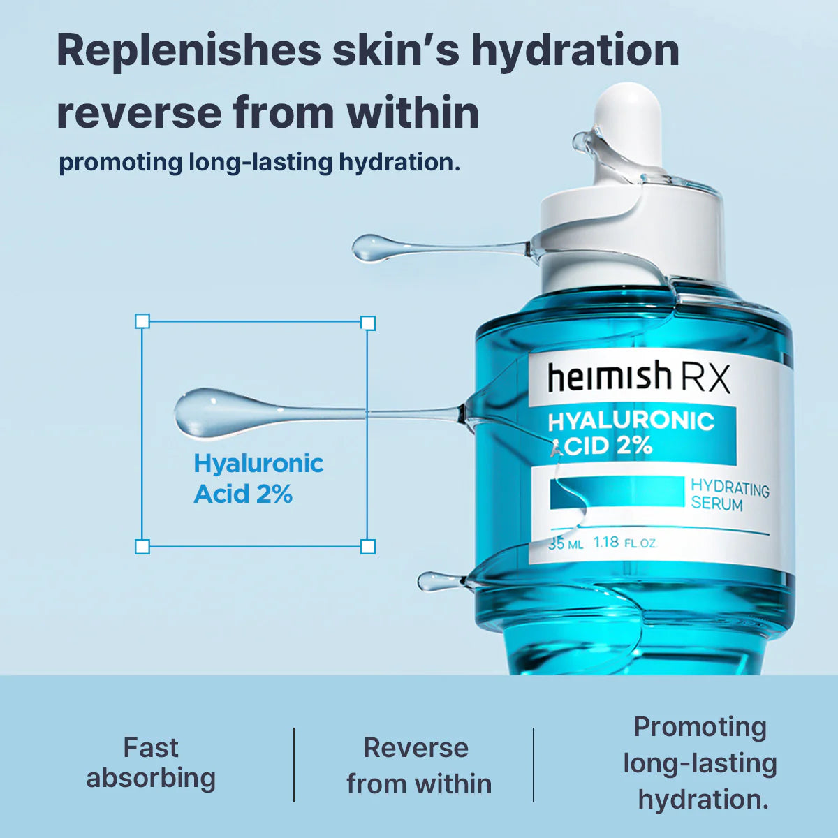 HEIMISH RX Hyaluronic Acid  2% Hydrating Serum