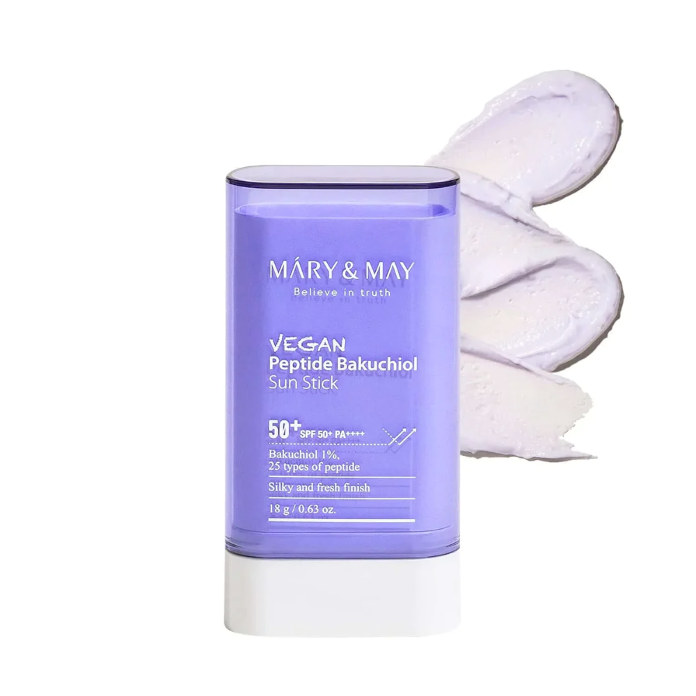 MARY&amp;MAY Vegan Peptide Bakuchiol Sun stick SPF50+ PA++++