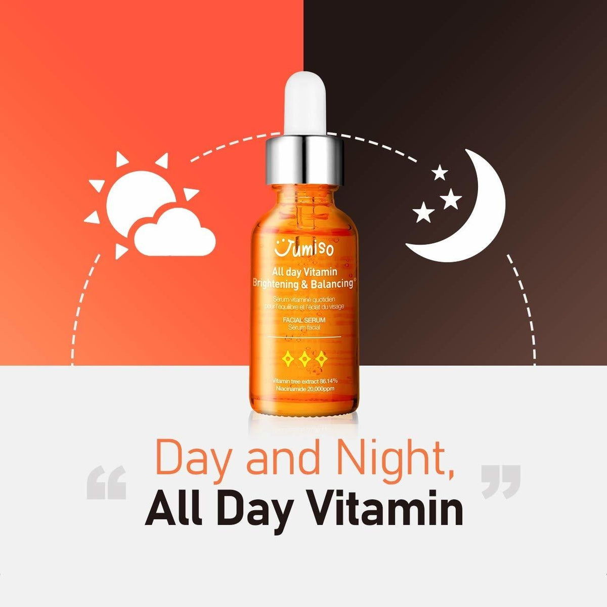 JUMISO All day Vitamin Brightening &amp; Balancing Facial Serum