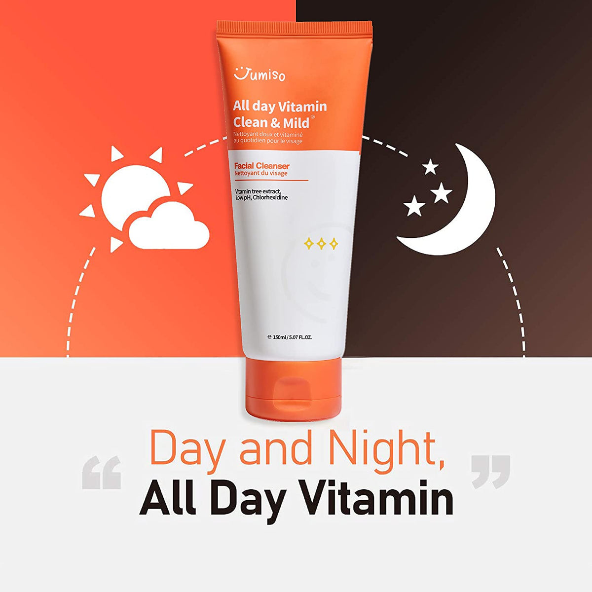 JUMISO All day Vitamin Clean &amp; Mild Facial Cleanser