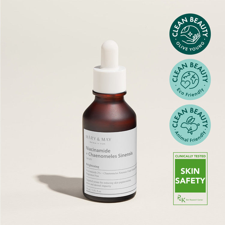 MARY &amp; MAY Niacinamide + Chaenomeles Sinensis Serum