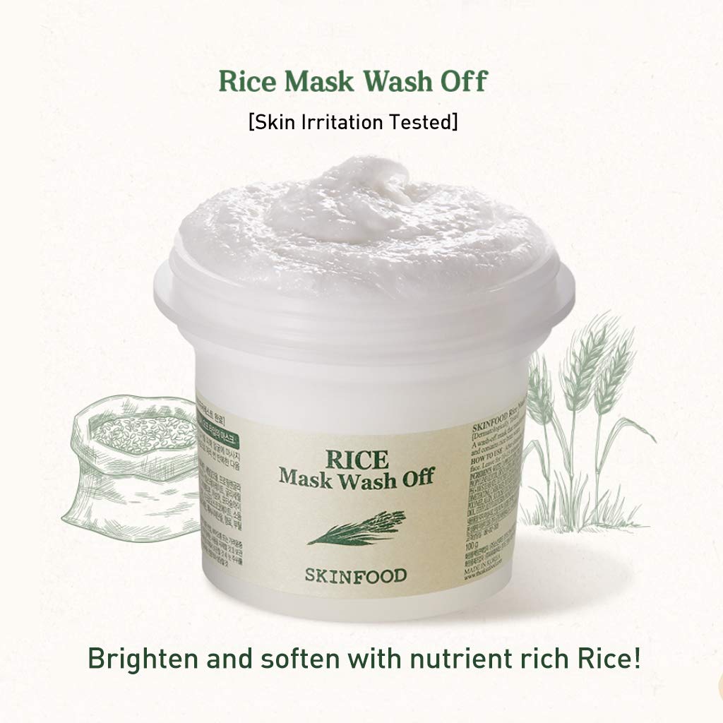 SKIN FOOD Rice Mask Wash Off